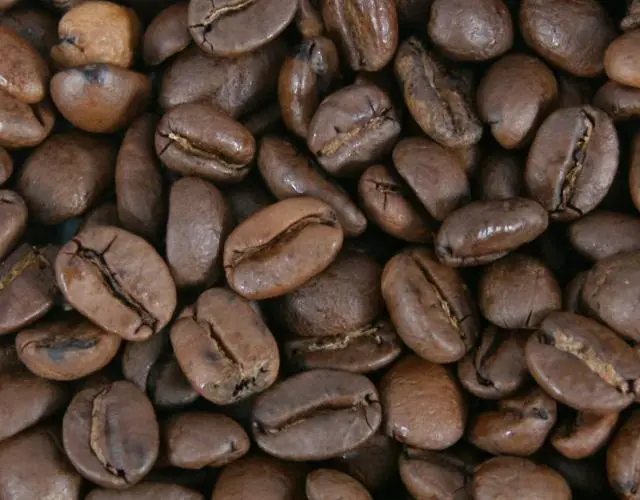 Gebrrande koffiebonen Gebrrande koffiebonen