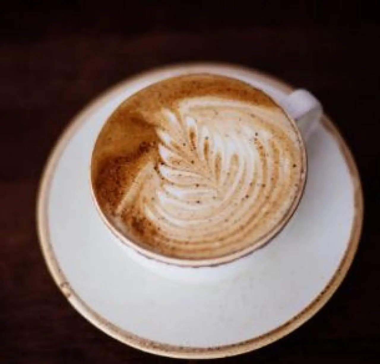 Italiaanse cappucino bij Fleur de Café Italiaanse cappucino bij Fleur de Café